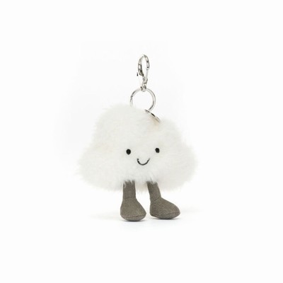 Jellycat Cloud Bag Charm New Zealand | HLVUZ8452